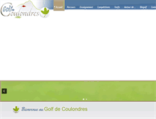 Tablet Screenshot of coulondres.com